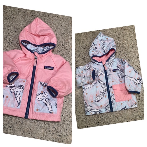 Patagonia Other - Size 3-6 mos Patagonia reversible hooded jacket